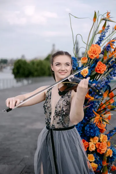 Violinistin Astrid Haferland